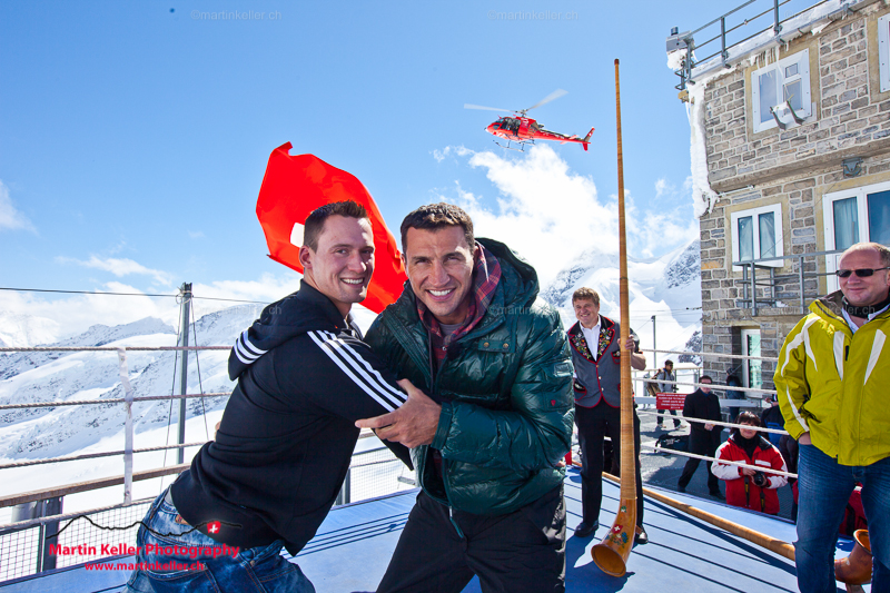 Wladimir Klitschko und Tony Thompson in der Eigernordwand und auf dem Jungfraujoch