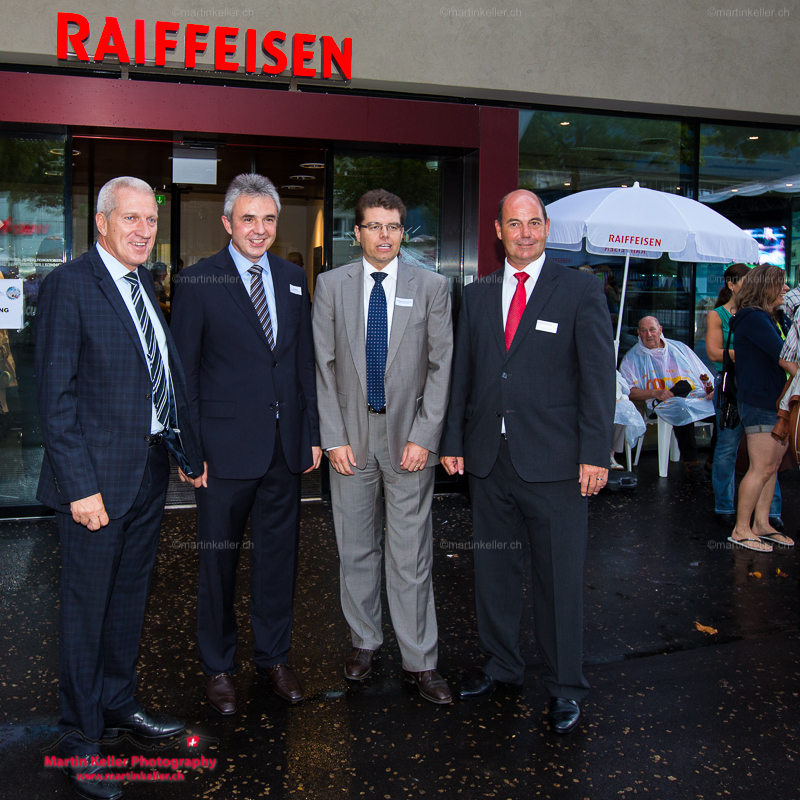 Fest zum Jubiläum 100-Jahre-Jungfraubahn und der Eröffnung des Neubaus der Raiffeisenbank Jungfrau in Interlaken Ost